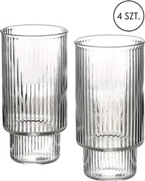 ΣΕΤ ΠΟΤΗΡΙΩΝ ELLA 400 ML 4-PACK ΧΡΩΜΑ: ΔΙΑΦΑΝΟ AFFEK DESIGN