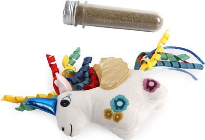 ΠΑΙΧΝΙΔΙ ΓΑΤΑΣ VINTAGE MEOWGICAL UNICORN ΛΕΥΚΟ (22,5X10X4CM) AFP