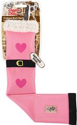 ΠΑΙΧΝΙΔΙ ΣΚΥΛΟΥ DOGGIES SHOES FIREHOSE BOOTS HEARTS ΡΟΖ (29,3X19,5X2,5CM) AFP