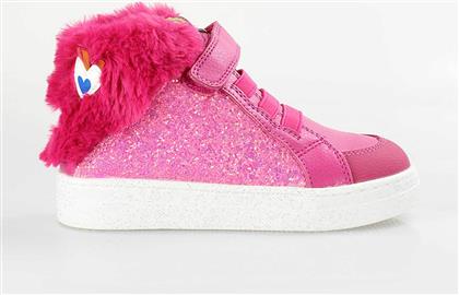 ΒΡΕΦΙΚΑ SNEAKERS ΜΟΝΟΧΡΩΜΑ ΜΕ GLITTER - 231942 ΦΟΥΞΙΑ AGATHA RUIZ DE LA PRADA