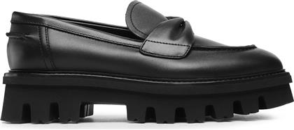 LOAFERS NATALIA MOC D721069PTWALDI0000 ΜΑΥΡΟ AGL