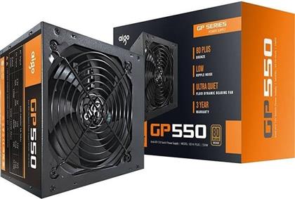 ΤΡΟΦΟΔΟΤΙΚΟ PC GP550, 650W, 80 PLUS BRONZE, ΜΑΥΡΟ AIGO από το PUBLIC