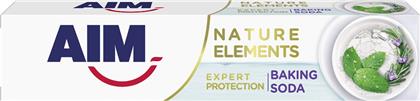 NATURE ELEMENTS EXPERT PROTECTION BAKING SODA ΟΔΟΝΤΟΚΡΕΜΑ ΓΙΑ ΒΑΘΥ ΚΑΘΑΡΙΣΜΟ & ΔΡΟΣΕΡΗ ΑΝΑΠΝΟΗ 75ML AIM από το PHARM24