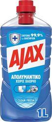 ΥΓΡΟ ΑΠΟΡΡΥΠΑΝΤΙΚΟ AJAX ΑΠΟΛΥΜΑΝΤΙΚΟ CLEAN FRESH 1LT ΑJΑΧ