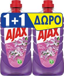 ΥΓΡΟ ΚΑΘΑΡΙΣΜΟΥ FETE DES FLEURS ΑΝΘΗ ΠΑΣΧΑΛΙΑΣ 1LT 1+1 ΔΩΡΟ AJAX