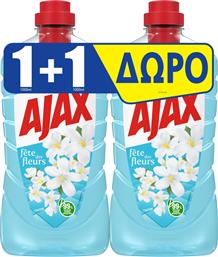 ΥΓΡΟ ΚΑΘΑΡΙΣΜΟΥ FETE DES FLEURS ΓΙΑΣΕΜΙ 1LT 1+1 ΔΩΡΟ AJAX