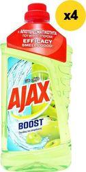 ΥΓΡΟ ΚΑΘΑΡΙΣΤΙΚΟ BOOST ΞΥΔΙ & ΜΗΛΟ 4ΛΤ (4Χ1LT) AJAX