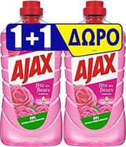 ΥΓΡΟ ΚΑΘΑΡΙΣΤΙΚΟ FETE DES FLEURS ΡΟΔΟ ΤΗΣ ΑΥΓΗΣ 1LT 1+1 ΔΩΡΟ AJAX