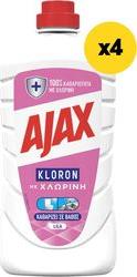 ΥΓΡΟ ΚΑΘΑΡΙΣΤΙΚΟ KLORON LILA 4ΛΤ(4Χ1LT) AJAX