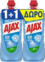 ΥΓΡΟ ΚΑΘΑΡΙΣΤΙΚΟ ULTRA FRESH 1,5LT 1+1 ΔΩΡΟ AJAX