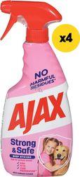 ΚΑΘΑΡΙΣΤΙΚΟ ΕΠΙΦΑΝΕΙΩΝ SAFE HOME ΑΝΤΛΙΑ 2000ΜΛ (4Χ500ML) AJAX