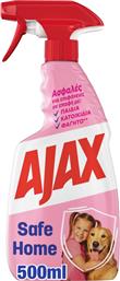 SPRAY ΚΑΘΑΡΙΣΜΟΥ SAFE HOME ΑΝΤΛΙΑ 500ML AJAX