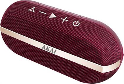 ABTSW-30R ΦΟΡΗΤΟ ΑΔΙΑΒΡΟΧΟ ΚΟΚΚΙΝΟ BLUETOOTH ΗΧΕΙΟ AKAI