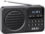 APR-300BK ΜΑΥΡΟ ΜΙΝΙ ΦΟΡΗΤΟ ΡΕΤΡΟ ΡΑΔΙΟΦΩΝΟ FM/AM BLUETOOTH USB MICROSD AKAI