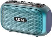 APR-700 ΜΑΥΡΟ ΦΟΡΗΤΟ ΡΑΔΙΟΦΩΝΟ FM/AM REC BLUETOOTH 5.3 RGB LED 1800MAH AKAI