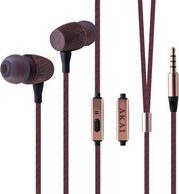 BTE-W200F KΑΦΕ ΒAMBOO IN-EAR ΑΚΟΥΣΤΙΚΑ HANDSFREE ΜΕ ΚΑΛΩΔΙΟ 1.2Μ AKAI