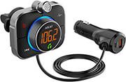 FMT-95BT FM TRANSMITTER ΚΑΙ ΦΟΡΤΙΣΤΗΣ ΜΕ BLUETOOTH MICRO SD FAST CHARGE USB & USB TYPE-C LED AKAI