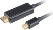 AK-CBDP19-18BK 4K MINI DISPLAYPORT TO HDMI ACTIVE ADAPTER CABLE AKASA