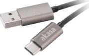 AK-CBUB32-10GR USB 2.0 TYPE C TO TYPE A CABLE 100CM AKASA από το e-SHOP