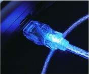 USB-18-BL USB2.0 TYPE A TO B BLUE LED CABLE 1.8M BULK AKASA από το e-SHOP