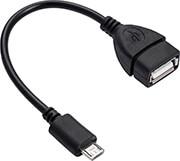 ADAPTER AK-AD-09 WITH CABLE MICRO USB B (M) / USB A (F) OTG 15CM AKYGA από το e-SHOP