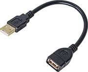 CABLE USB AK-USB-23 USB A (M) / USB A (F) VER. 2.0 15CM AKYGA