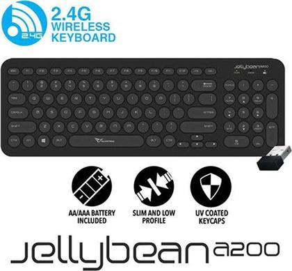 JELLYBEAN A200 ΑΣΥΡΜΑΤΟ ΠΛΗΚΤΡΟΛΟΓΙΟ - ΜΑΥΡΟ (US) ALCATROZ