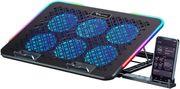 NOTEBOOK & PHONE COOLING STAND 6 FANS VENDAVAL S6 RGB BLACK VENDAVAL-S6-RGB ALCATROZ