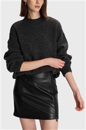 ΓΥΝΑΙΚΕΙΑ MINI ΦΟΥΣΤΑ ΑΠΟ FAUX ΔΕΡΜΑ - 8921739 ΜΑΥΡΟ ALE