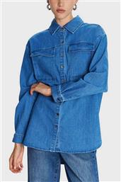 ΓΥΝΑΙΚΕΙΟ DENIM ΠΟΥΚΑΜΙΣΟ ΜΕ FLAP ΤΣΕΠΕΣ - 8921661 DENIM BLUE ALE