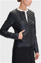 ΓΥΝΑΙΚΕΙΟ JACKET FAUX LEATHER ΜΕ ΛΕΠΤΟΜΕΡΕΙΕΣ - 8920587 ΜΑΥΡΟ ALE