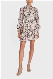 ΓΥΝΑΙΚΕΙΟ MINI ΦΟΡΕΜΑ ΜΕ FLORAL PRINT ΚΑΙ ΣΤΡΑΣ - 8921627 ΚΑΦΕ ALE