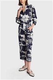 ΓΥΝΑΙΚΕΙΟ ΠΑΝΤΕΛΟΝΙ ΜΕ ALL-OVER ABSTRACT PRINT CROPPED - 8921625 ΑΣΠΡΟΜΑΥΡΟ ALE