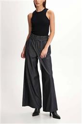 ΓΥΝΑΙΚΕΙΟ ΠΑΝΤΕΛΟΝΙ ΜΕ DENIM ΟΨΗ WIDE LEG - 81253035 ΑΝΘΡΑΚΙ ALE