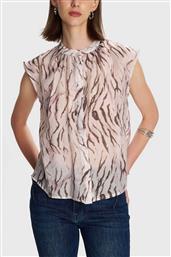 ΓΥΝΑΙΚΕΙΟ ΠΟΥΚΑΜΙΣΟ ΑΜΑΝΙΚΟ ΜΕ ANIMAL PRINT - 8922388 ΕΚΡΟΥ ALE