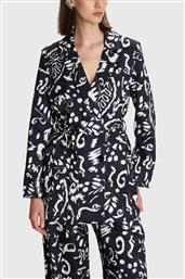 ΓΥΝΑΙΚΕΙΟ ΣΑΚΑΚΙ ΜΕ ABSTRACT PRINT - 8921493 ΑΣΠΡΟΜΑΥΡΟ ALE