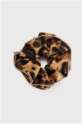 ΓΥΝΑΙΚΕΙΟ SCRUNCHIE OVERSIZED ΓΙΑ ΤΑ ΜΑΛΛΙΑ ΜΕ ANIMAL PRINT - 8K23284 ΚΑΦΕ ALE