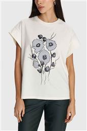 ΓΥΝΑΙΚΕΙO T-SHIRT ΜΕ FLORAL PRINT - 8921583 ΚΡΕΜ ALE