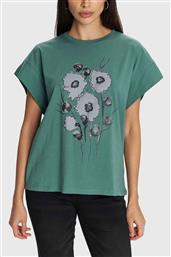 ΓΥΝΑΙΚΕΙO T-SHIRT ΜΕ FLORAL PRINT - 8921583 ΠΡΑΣΙΝΟ ALE
