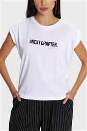 ΓΥΝΑΙΚΕΙΟ T-SHIRT ΜΕ LETTERING - 8921580 ΛΕΥΚΟ ALE