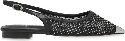 ΓΥΝΑΙΚΕΙΕΣ ΓΟΒΕΣ SLINGBACK ΜΟΝΟΧΡΩΜΕΣ ΜΕ ΜΕΤΑΛΛΙΚΕΣ ΛΕΠΤΟΜΕΡΕΙΕΣ - U467V3111B04 ΜΑΥΡΟ ALESSANDRA BRUNI