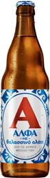 ΜΠΥΡΑ LAGER ΜΕ ΘΑΛΑΣΣΙΝΟ ΑΛΑΤΙ 500ML ALFA
