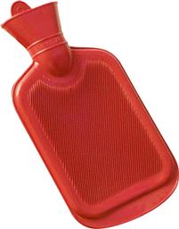 HOT WATER BOTTLE ΘΕΡΜΟΦΟΡΑ ΝΕΡΟΥ ΜΕ ΡΑΒΔΩΣΕΙΣ 2L - ΚΟΚΚΙΝΟ ALFACARE