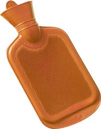 HOT WATER BOTTLE ΘΕΡΜΟΦΟΡΑ ΝΕΡΟΥ ΜΕ ΡΑΒΔΩΣΕΙΣ 2L - ΠΟΡΤΟΚΑΛΙ ALFACARE