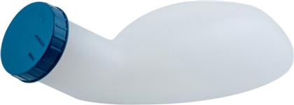 PLASTIC URINAL 800ML ΑΝΔΡΙΚΟ ΠΛΑΣΤΙΚΟ ΟΥΡΟΔΟΧΕΙΟ ΜΕ ΚΑΠΑΚΙ 1 ΤΕΜΑΧΙΟ - ΜΠΛΕ ALFACARE