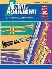 ACCENT ON ACHIEVEMENT BOOK 1: BB CLARINET BK/CD ALFRED