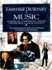 ESSENTIAL DICTIONARY OF MUSIC ALFRED