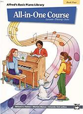 'S BASIC PIANO LIBRARY-ALL IN ONE COURSE-BOOK 4 ALFRED