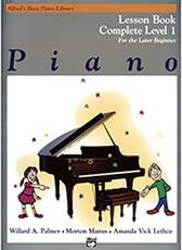 'S BASIC PIANO LIBRARY-COMPLETE LESSON BOOK LEVEL 1 ALFRED