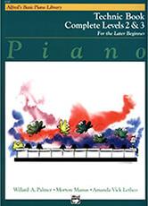 'S BASIC PIANO LIBRARY-COMPLETE TECHNIC BOOK LEVEL 2 & 3 ALFRED